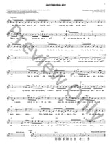 Lady Marmalade piano sheet music cover